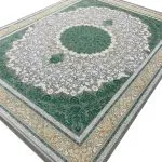 فرش طرح بیان رنگ ترمه ای 1200 شانه تراکم 3600 برجسته کد 95F2105307 - فرشخونه