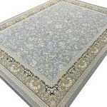 فرش افشان طرح طلا رنگ نقره ای 1200 شانه تراکم 3600 برجسته کد 2105309 - فرشخونه