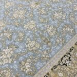 فرش افشان طرح طلا رنگ نقره ای 1200 شانه تراکم 3600 برجسته کد 2105309 - فرشخونه