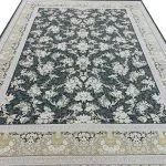 فرش افشان طرح طلا رنگ دودی 1200 شانه تراکم 3600 برجسته کد 2105309 - فرشخونه