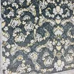 فرش طرح زرنگار 700 شانه تراکم 2550 رنگ دودی کد 95F7105903 - فرشخونه