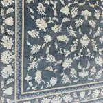 فرش طرح النا 700 شانه تراکم 2550 رنگ دودی کد 95F7105904 - فرشخونه