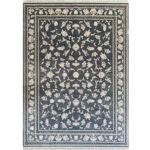 فرش طرح النا 700 شانه تراکم 2550 رنگ دودی کد 95F7105904 - فرشخونه