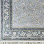 فرش طرح النا 700 شانه تراکم 2550 رنگ نقره ای کد 95F7105904 - فرشخونه