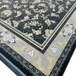 فرش افشان طرح فروزان 700 شانه تراکم 2550 رنگ دودی کد 95F7105905