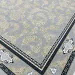 فرش افشان طرح فروزان 700 شانه تراکم 2550 رنگ نقره ای کد 95F7105905