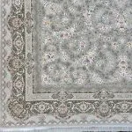 فرش افشان طرح دلوین رنگ متالیک گل برجسته 1200 شانه کد 96F2103060 - فرشخونه