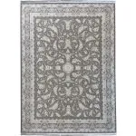 فرش افشان طرح دلوین رنگ متالیک گل برجسته 1200 شانه کد 96F2103060 - فرشخونه