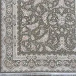 فرش افشان طرح دلوین رنگ متالیک گل برجسته 1200 شانه کد 96F2103060 - فرشخونه