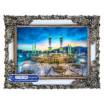 تابلو فرش مذهبی طرح مسجدالحرام کد 201260 - فرشخونه