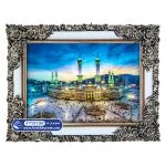 تابلو فرش مذهبی طرح مسجدالحرام کد 201260 - فرشخونه