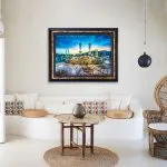 تابلو فرش مذهبی طرح مسجدالحرام کد 201260 - فرشخونه