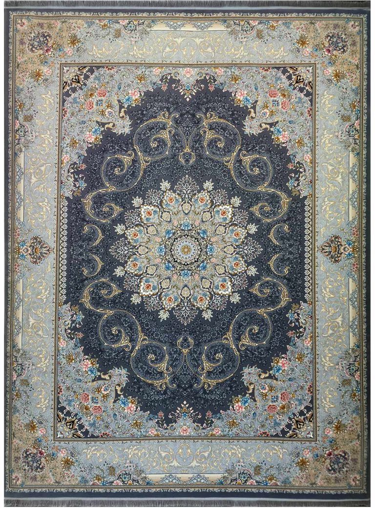 فرش طرح مهسا دودی 700 شانه تراکم 2550 کد 2711