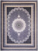 فرش طرح مهر دودی 700 شانه تراکم 2550 کد 710600