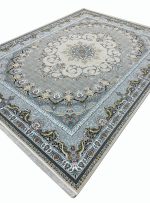 فرش طرح تندیس 1500 شانه تراکم 4500 کد 95F3105501 رنگ صدفی