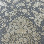 فرش افشان طرح زراسا بدون حاشیه طوسی 1500 شانه کد 3105505 - فرشخونه
