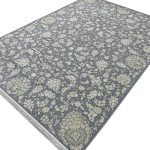 فرش افشان طرح زراسا بدون حاشیه طوسی 1500 شانه کد 3105505 - فرشخونه