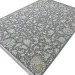فرش افشان طرح زراسا بدون حاشیه طوسی 1500 شانه کد 3105505 - فرشخونه