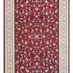 فرش افشان 1200 شانه غیر برجسته کد 12820 لاکی حاشیه کرم