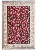 فرش افشان 1200 شانه غیر برجسته کد 12820 لاکی حاشیه کرم