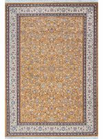فرش افشان طلایی حاشیه کرم 1200 شانه غیر برجسته کد 12820