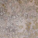 فرش وینتیج طلاکوب طرح بهرنگ دودی 1200 شانه کد 2102400 - فرشخونه