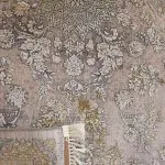 فرش وینتیج طلاکوب طرح بهرنگ دودی 1200 شانه کد 2102400 - فرشخونه