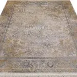 فرش وینتیج طلاکوب طرح بهرنگ دودی 1200 شانه کد 2102400 - فرشخونه