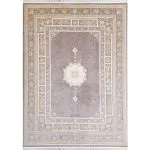 فرش طرح نیلان رنگ دودی گل برجسته 1200 شانه کد 27F210555