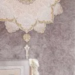 فرش طرح نیلان رنگ دودی گل برجسته 1200 شانه کد 210555 - فرشخونه