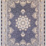 فرش طرح شیفته 700 شانه کد 1401 دودی