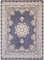 فرش طرح شیفته 700 شانه کد 1401 دودی