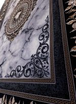 فرش ورساچه طرح آسمان رنگ نقره ای 700 شانه کد 7101403 - فرشخونه