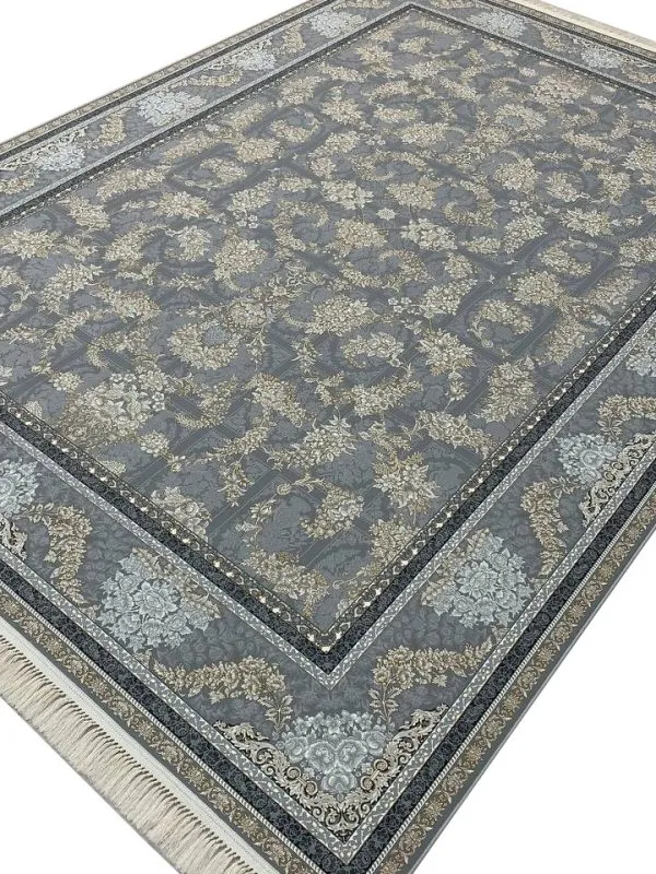 فرش طرح هانا طوسی 1200 شانه تراکم 3600 غیر برجسته کد 2205601 - فرشخونه