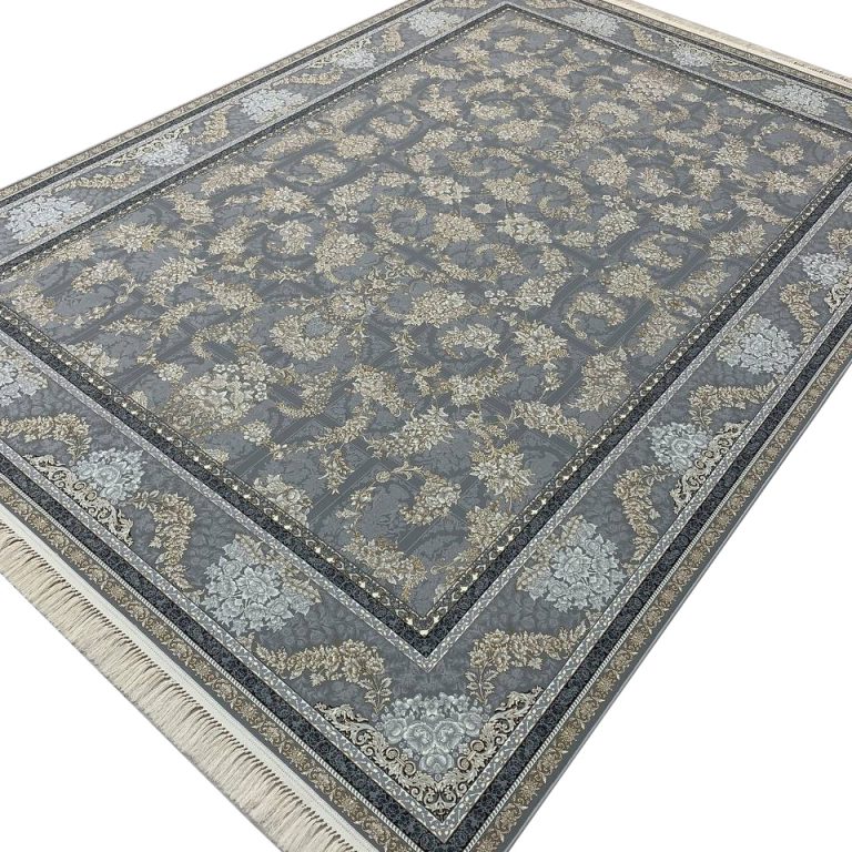 فرش طرح هانا طوسی 1200 شانه تراکم 3600 غیر برجسته کد 2205601 - فرشخونه