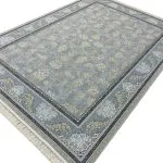 فرش طرح هانا نقره ای 1200 شانه تراکم 3600 غیر برجسته کد 2205601 - فرشخونه