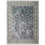 فرش قصر دودی گل نقره ای 1200 شانه تراکم 3600 کد 2205603 - فرشخونه