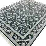 فرش افشان ساحل رنگ دودی 1200 شانه تراکم 3600 کد 2205604 - فرشخونه