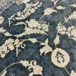 فرش افشان ساحل رنگ دودی 1200 شانه تراکم 3600 کد 2205604 - فرشخونه