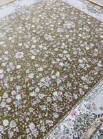 فرش افشان طرح گلسا رنگ نسکافه ای 1700 شانه تراکم 5100 کد 95F8101703 - فرشخونه