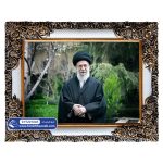 تابلو فرش رهبری کد 201045 - فرشخونه