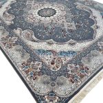 فرش طرح آفرین 700 شانه تراکم 2550 رنگ دلفینی کد 2735