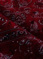 فرش هریس طرح گیتی لاکی 1200 شانه گل برجسته کد 201154 - فرشخونه