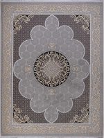 فرش طرح مهگل 1200 شانه گل برجسته 9 رنگ کد 78F201156 نقره ای