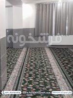 فرش تشریفات سجاده ای طرح گیلدا رنگ سبز کد 702102 - فرش سجاده ای فرشخونه