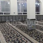 فرش تشریفات سجاده ای طرح گیلدا رنگ سرمه ای کد 702103