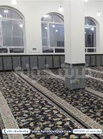 فرش تشریفات سجاده ای طرح گیلدا رنگ سرمه ای کد 702103