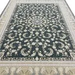 فرش افشان طرح گلوریا دودی 1200 شانه تراکم 3600 برجسته کد 2105313 - فرشخونه
