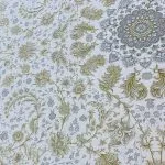 فرش افشان طرح گلوریا کرم 1200 شانه تراکم 3600 برجسته کد 2105313 - فرشخونه