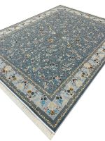 فرش افشان طرح مهدیسا رنگ طوسی 1200 شانه تراکم 3600 کد 2205605 - فرشخونه